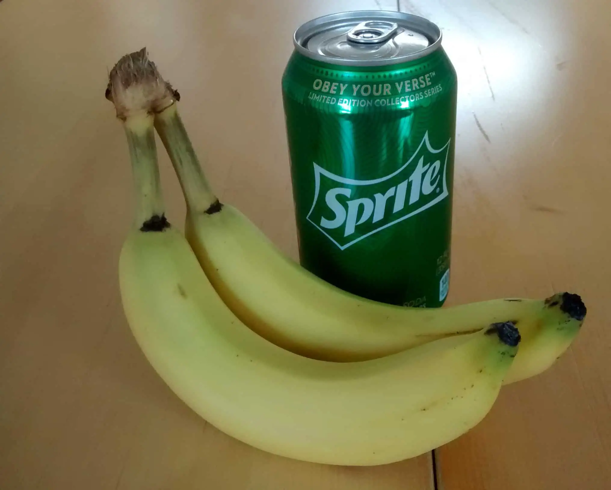 bananas and sprite