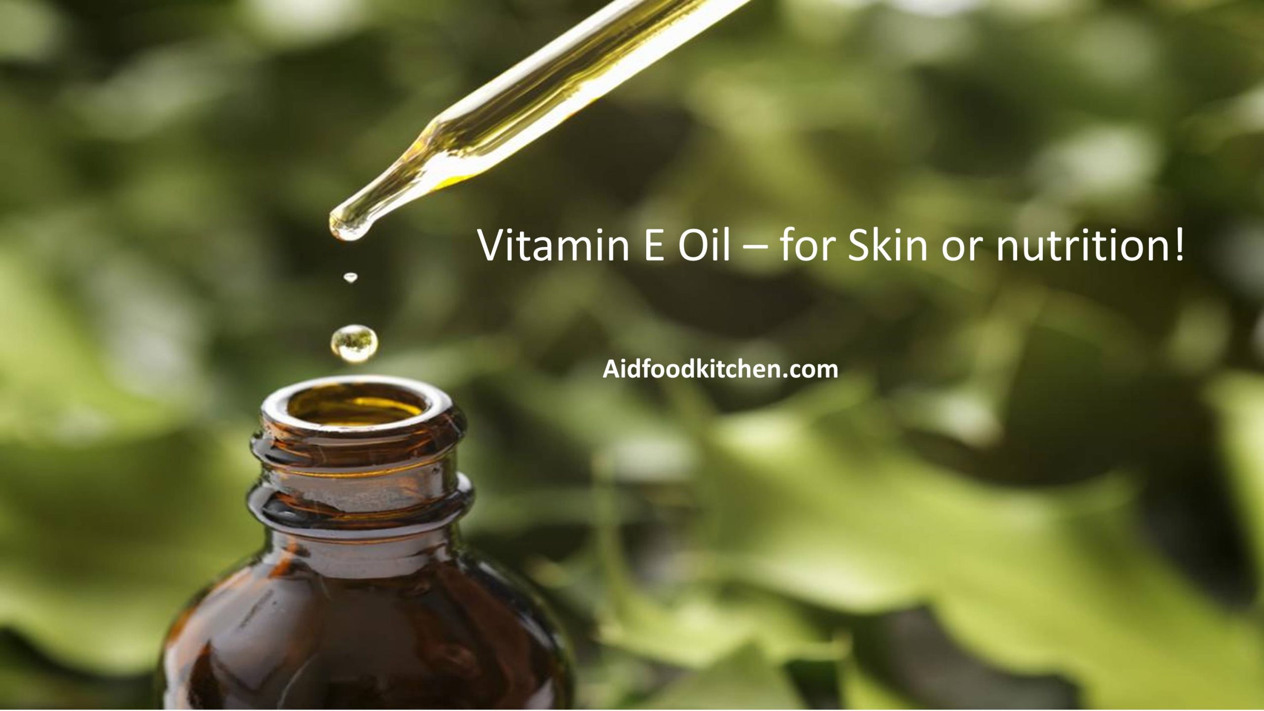 Vitamin E oil